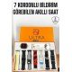 Akıllı Saat 7 Farklı Kordonlu Arama Cevaplayan Bildirim GPS Özelliği