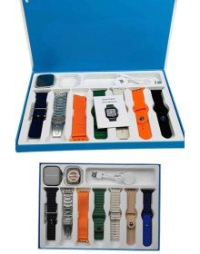 Akıllı Saat 7 Kordon Hediyeli Takvim Alarm Nabız Ölçer Bildirim Görme Sesli Görüşme