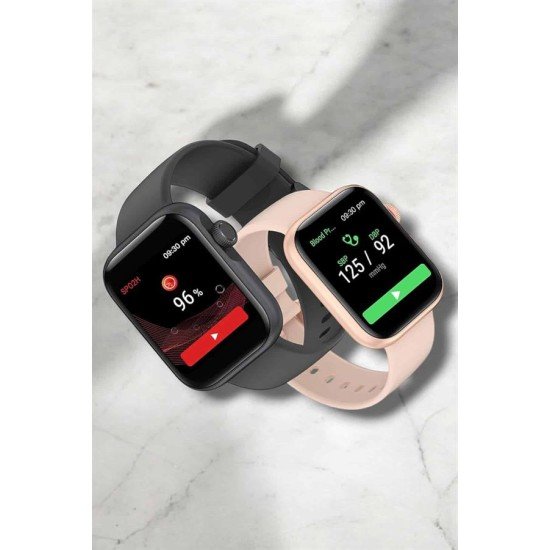 Akıllı Saat Adım Sayar, Kalp Atışı İzleme Dokunmatik Bluetooth Bağlantılı