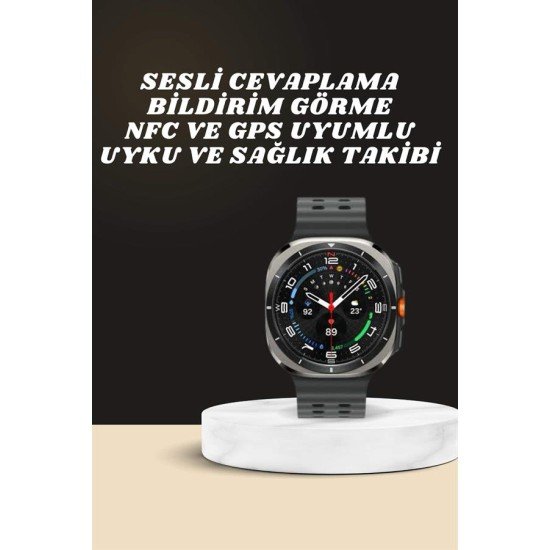 Akıllı Saat Amoled Ekran Bluetooth Bağlantılı Sağlık Takibi GPS Uyumlu