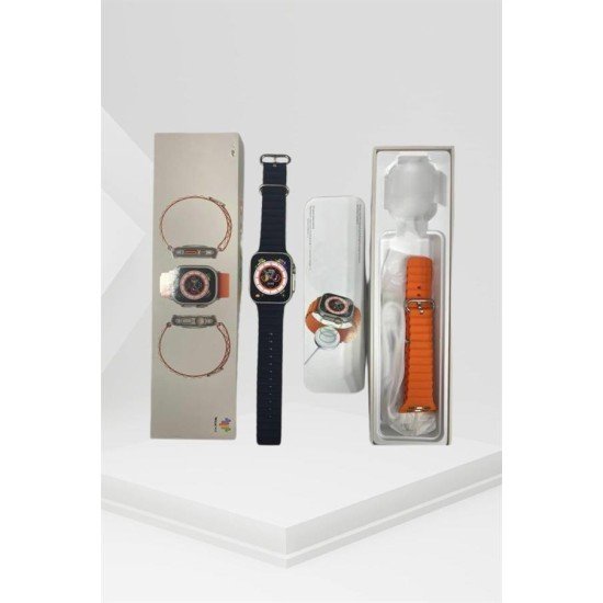 yeni nesil Akıllı Saat Android ve İOS Uyumlu 49 MM NFC Özelliği GPS Takibi