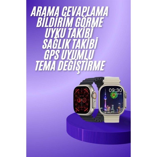 Akıllı Saat Bluetooth Bağlantılı Uyku ve Sağlık Takibi