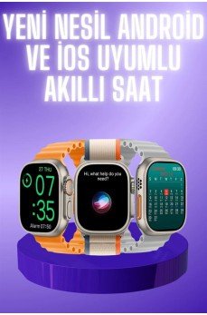 Akıllı Saat Çok Fonksiyonlu Unısex Sosyal Medya Girişli Bluetooth Bağlantılı Akıllı Saat Çok Fonksiyonlu Unısex Sosyal Medya Girişli Bluetooth Bağlantılı