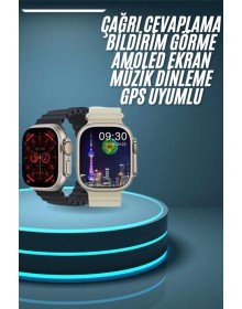Akıllı Saat Çok Fonksiyonlu Uzun Pil Ömürlü Çağrı Cevaplayabilen Kol Saati