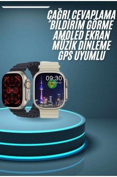 Akıllı Saat Çok Fonksiyonlu Uzun Pil Ömürlü Çağrı Cevaplayabilen Kol Saati