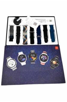 Akıllı Saat Çoklu Kordon Seçenekli Dokunmatik Ekran Nabız Sensörlü