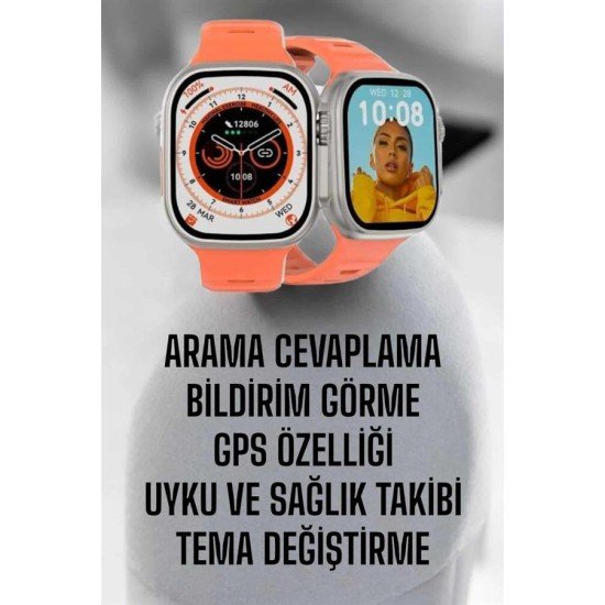 Akıllı Saat GPS, Sağlık Ve Uyku Takibi Arama Cevaplayan Bluetooth Bağlantılı