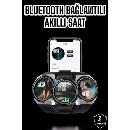 Akıllı Saat GPS VE NFC Özelliği Sesli Görüşme Dokunmstik Ekran