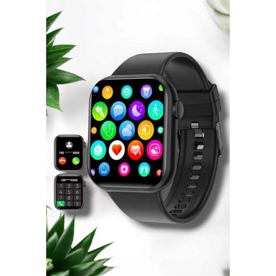 Akıllı Saat iOS ve Android ile Uyumlu Şık ve Çok Fonksiyonlu Akıllı Saat iOS ve Android ile Uyumlu Şık ve Çok Fonksiyonlu