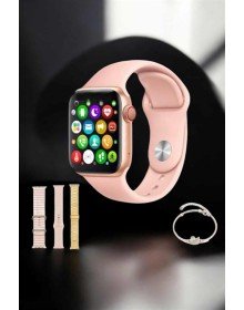 Akıllı Saat Kadınlara Uyku Ve Sağlık Takibi Yapabilen Bileklik Hediyeli