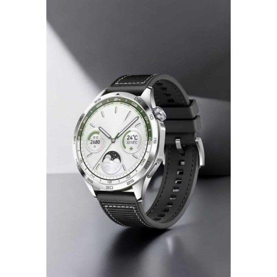 Akıllı Saat Metal Kordonlu GPS ve NFC Uyumlu Arama Cevaplayan