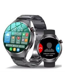 Akıllı Saat Metal Kordonlu GPS ve NFC Uyumlu Arama Cevaplayan