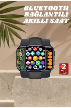 Akıllı Saat Nabız Ölçebilen Adımsayar Kalori Hesaplama Tema Değiştirme GPS Uyumlu