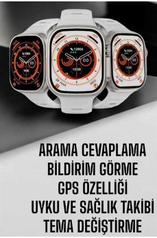 Akıllı Saat Nabız Ölçebilen Yeni Nesil GPS ve Adımsayar Özelliği