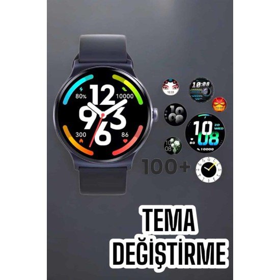 Akıllı Saat Sesli Görüşme Bluetooth Bağlantılı 3 Kordonlu