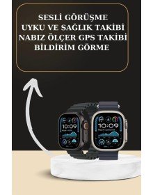 Akıllı Saat Sesli Görüşme Titreşimli GPS Bağlantısı Müzik Dinleme Sosyal Medya Bildirimleri
