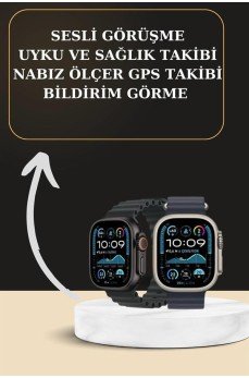 Akıllı Saat Sesli Görüşme Titreşimli GPS Bağlantısı Müzik Dinleme Sosyal Medya Bildirimleri