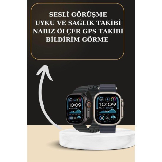 Akıllı Saat Sesli Görüşme Titreşimli GPS Bağlantısı Müzik Dinleme Sosyal Medya Bildirimleri