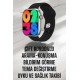 Akıllı Saat Tema Değiştirme Uyku ve Sağlık Takibi Bluetooth Bağlantılı