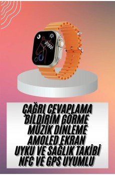 Akıllı Saat Ultra Android & İOS Uyumlu Arama Bildirim Özellikli