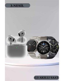 Akıllı Saat ve Kulaklık Seti Bildirim Görme Arama Cevaplama ANC Özelliği