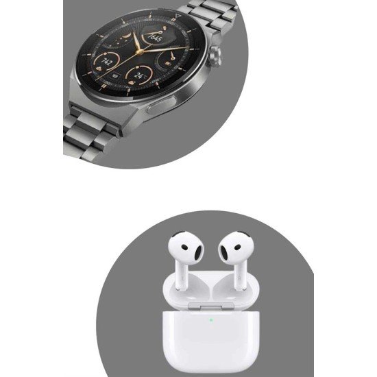 Akıllı Saat ve Kulaklık Seti Bildirim Görme Arama Cevaplama ANC Özelliği