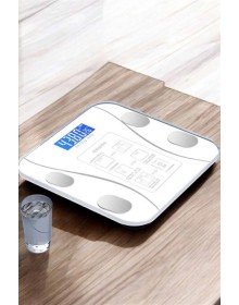 Akıllı Tartı Dijital Baskül Yağ Su Kas Vücut Kitle Kilo Ölçer Tartı