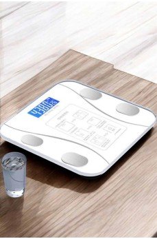 Akıllı Tartı Dijital Baskül Yağ Su Kas Vücut Kitle Kilo Ölçer Tartı