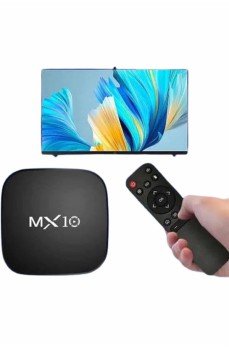 Akıllı TV kutusu Mx Box Android 7.1 TV kutusu 2.4G Wifi