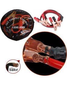 Akü Takviye Kablosu 1200 Amper (Taşıma Çantalı)
