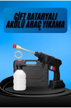 Akülü Oto Araç Yıkama Yüksek Basınçlı Araba Yıkama Makinesi Şarjlı
