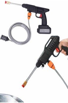 Akülü Oto Araç Yıkama Yüksek Basınçlı Araba Yıkama Makinesi Şarjlı