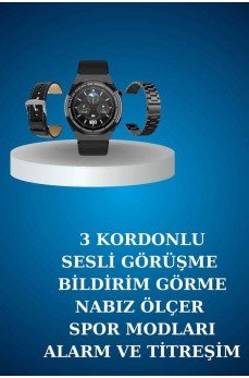 Alarm ve Titreşim Özellikli Akıllı Saat ve Mikrofonlu Kablolu Bluetooth Kulaklık 60 Saat Alarm ve Titreşim Özellikli Akıllı Saat ve Mikrofonlu Kablolu Bluetooth Kulaklık 60 Saat