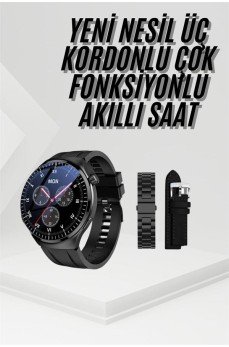 Amoled Ekran Metal Deri Silikon Kordonlu Uyku ve Sağlık Takibi Amoled Ekran Metal Deri Silikon Kordonlu Uyku ve Sağlık Takibi