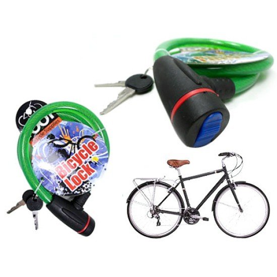 Anahtarlı Çelik Bisiklet Kilidi Anahtarlı Çelik Bisiklet Kilidi