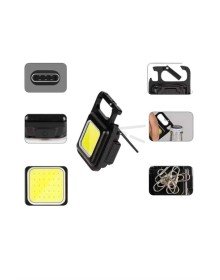 Anahtarlık Çok Amaçlı Mıknatıslı Taşınabilir Işık Led Şarjlı