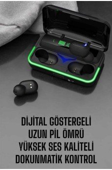 Android Ve İOS Uyumlu Bluetooth Bağlantılı Powerbankli Kulaklık