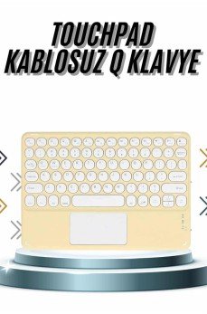 Android ve İOS Uyumlu Bluetooth Klavye Touchpad Slim Kablosuz Wifi Q Klavye Android ve İOS Uyumlu Bluetooth Klavye Touchpad Slim Kablosuz Wifi Q Klavye