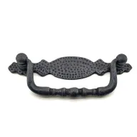 Antika Tarz Dekoratif Pirinç Dövme Sallantı Kapı Kulbu - 43x118 mm, Oksit Antika Tarz Dekoratif Pirinç Dövme Sallantı Kapı Kulbu - 43x118 mm, Oksit