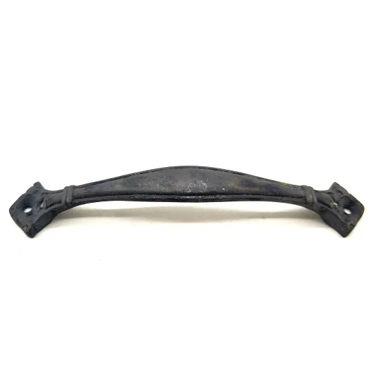 Antika Tarz Dekoratif Pirinç Deste Mobilya Kulbu - 27x155 mm, Oksit Antika Tarz Dekoratif Pirinç Deste Mobilya Kulbu - 27x155 mm, Oksit