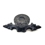 Antika Tarz Dekoratif Pirinç Çiçek Düğme - 20x53 mm, Oksit Antika Tarz Dekoratif Pirinç Çiçek Düğme - 20x53 mm, Oksit