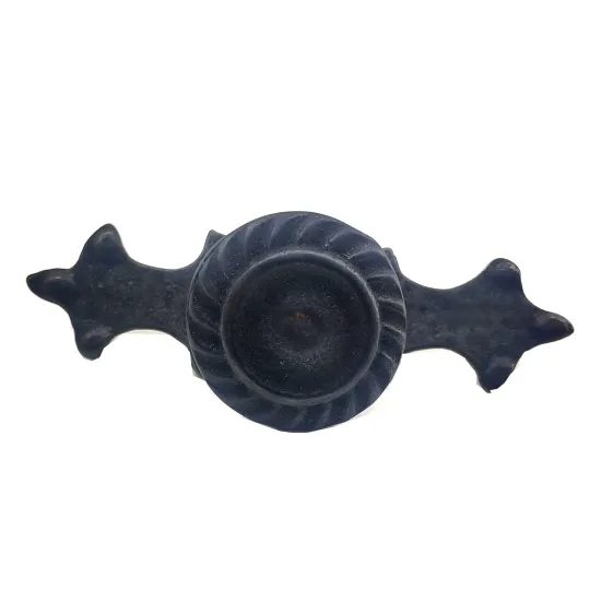 Antika Tarz Dekoratif Pirinç Çizgili Düğme - 35x100 mm, Büyük, Oksit Antika Tarz Dekoratif Pirinç Çizgili Düğme - 35x100 mm, Büyük, Oksit