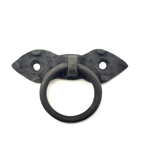 Antika Tarz Dekoratif Pirinç Yaprak Mobilya Kulbu, Kapı Kilit Halkası - 80 mm, Oksit Antika Tarz Dekoratif Pirinç Yaprak Mobilya Kulbu, Kapı Kilit Halkası - 80 mm, Oksit