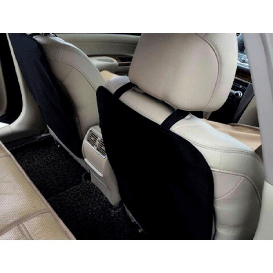 Araba Koltuk Arkası Koruyucu 2 li Kılıf - Siyah Araba Koltuk Arkası Koruyucu 2 li Kılıf - Siyah