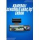 Araç İçi Full Hd Kamera Ön ve Arka Kameralı Ekranlı Araç Kamerası