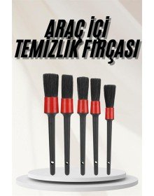 Araç İçi Led Aksesuar 5 Farklı Detaylı Araba Temizlik Fırçası Oto Temizleme Fırçası