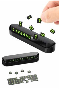 Araç İçi Numaratör Numaralık Oto Cam Kartı Fosforlu Numaratör Araç İçi Numaratör Numaralık Oto Cam Kartı Fosforlu Numaratör