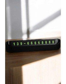 Araç İçi Numaratör Numaralık Torpido Üstü Açılır Kapanır Telefon Numarası Bırakma