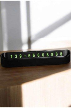 Araç İçi Numaratör Numaralık Torpido Üstü Açılır Kapanır Telefon Numarası Bırakma