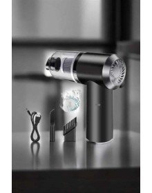 Araç İçi Süpürge Filtreli Şarjlı Süpürge Vakumlu Yıkanabilir